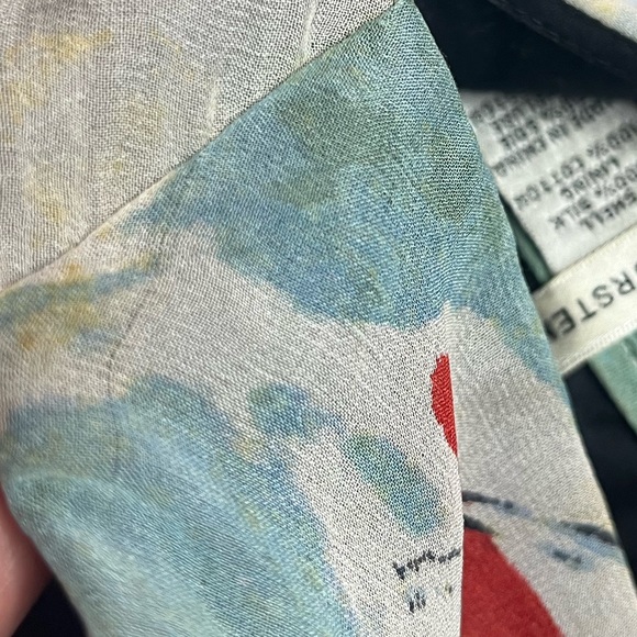 Diane Von Furstenberg Paradis Silk Chiffon Mini Dress Size 8 US - Picture 12 of 13